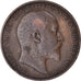 Moneda, Gran Bretaña, Edward VII, Penny, 1906, BC+, Bronce, KM:794.2