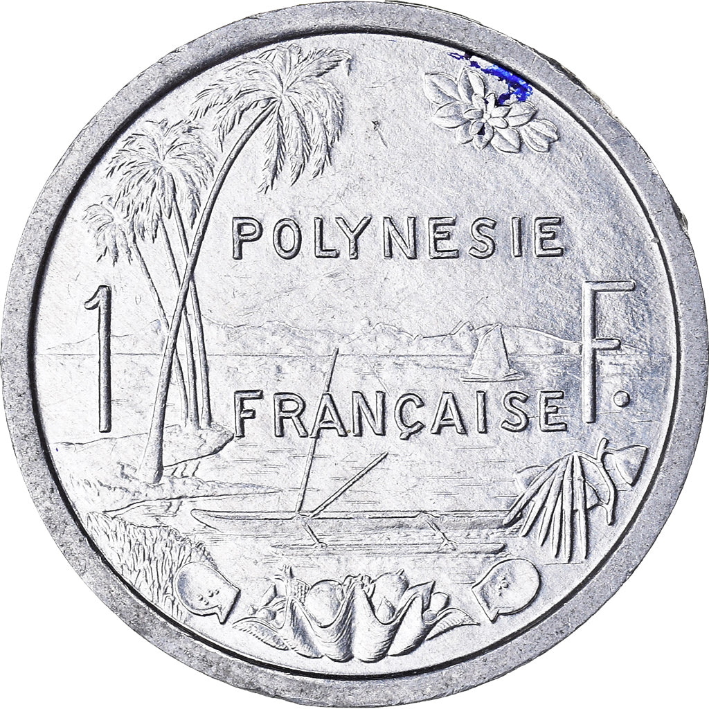 Münze, French Polynesia, Franc, 1982, Paris, VZ, Aluminium, KM:11, Lecompte:10