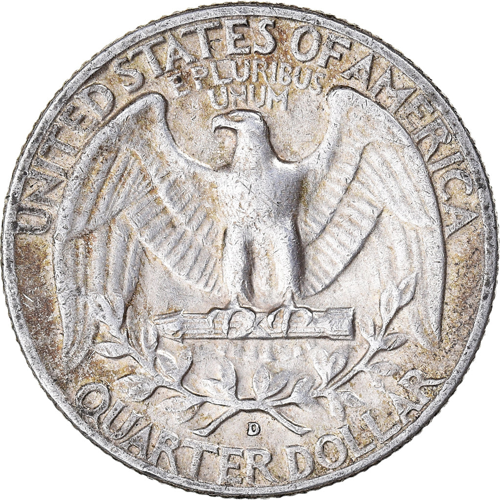 Coin, United States, Washington, Quarter, 1964, Denver, EF(40-45), Silver