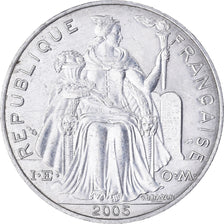 Monnaie, Nouvelle-Calédonie, 5 Francs, 2005, Paris, TTB+, Aluminium, KM:16