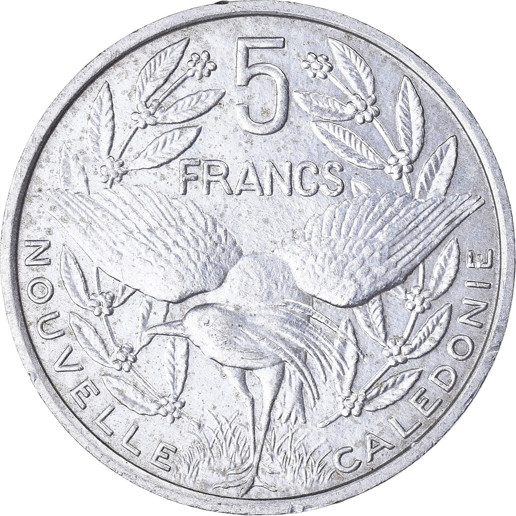 Monnaie, Nouvelle-Calédonie, 5 Francs, 2005, Paris, TTB+, Aluminium, KM:16