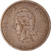 Moneda, Nueva Caledonia, 100 Francs, 2002, Paris, MBC, Níquel - bronce, KM:15