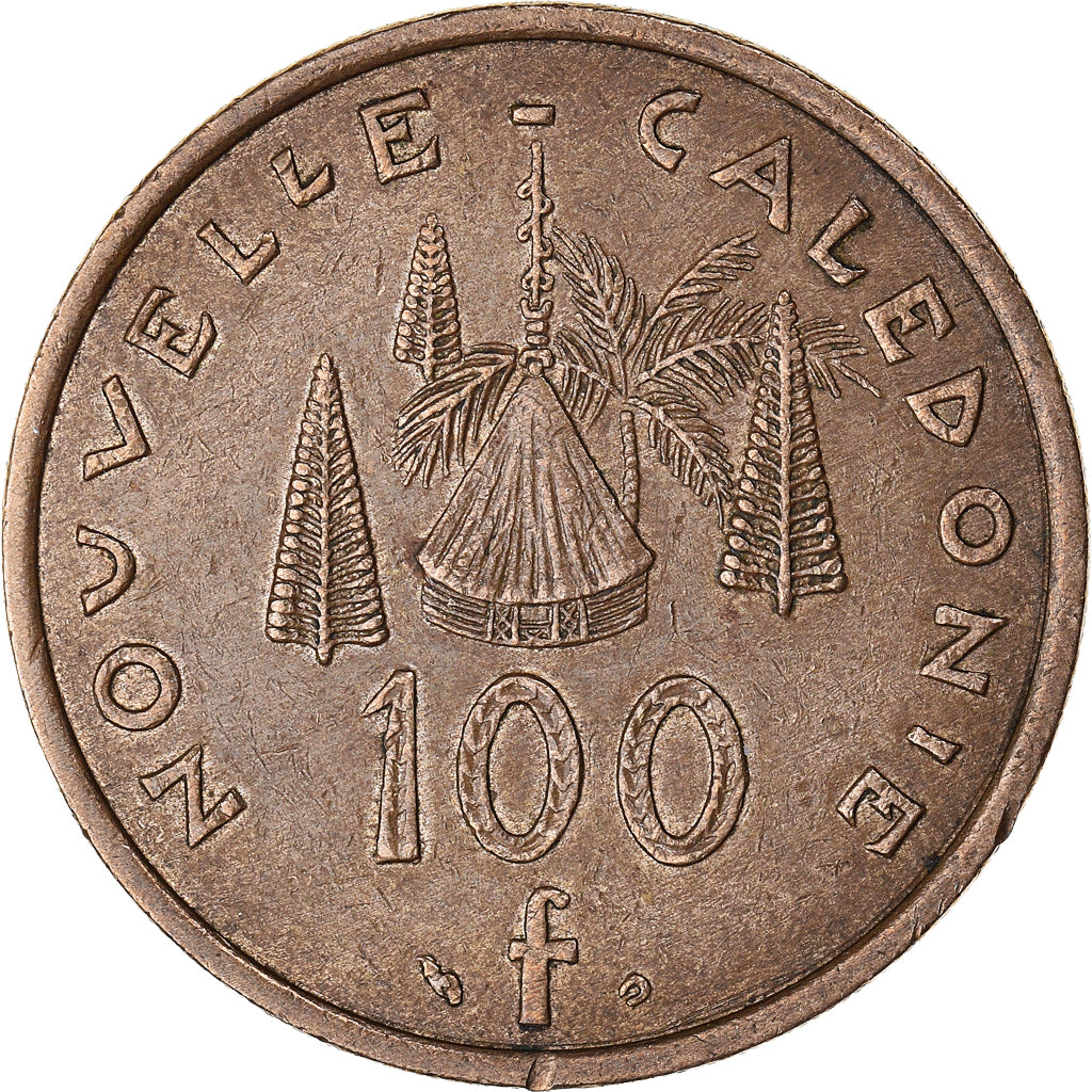 Coin, New Caledonia, 100 Francs, 2002, Paris, EF(40-45), Nickel-Bronze, KM:15