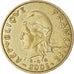 Moneta, Nuova Caledonia, 100 Francs, 2006, Paris, BB+, Alluminio-bronzo, KM:15a