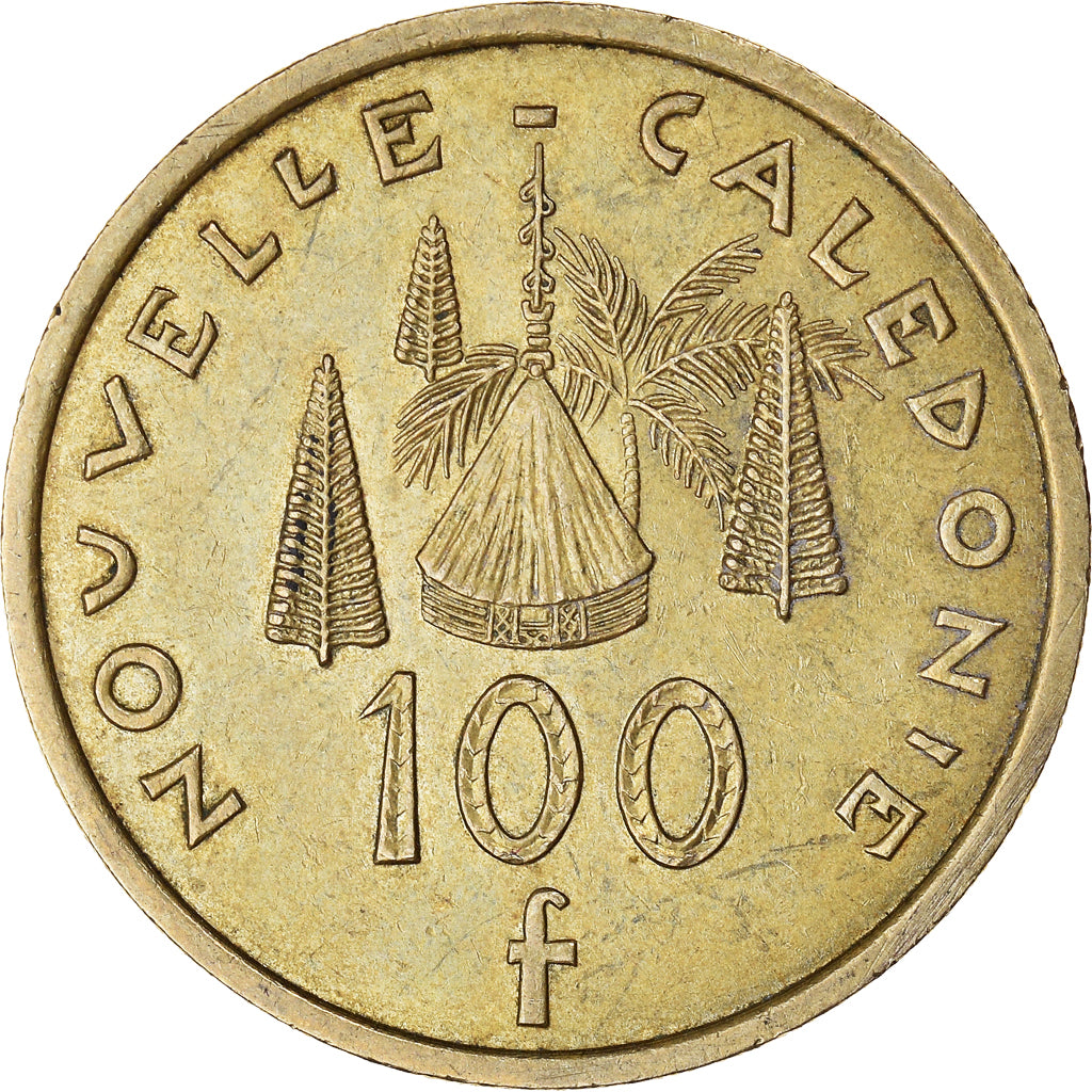 Moneta, Nuova Caledonia, 100 Francs, 2006, Paris, BB+, Alluminio-bronzo, KM:15a