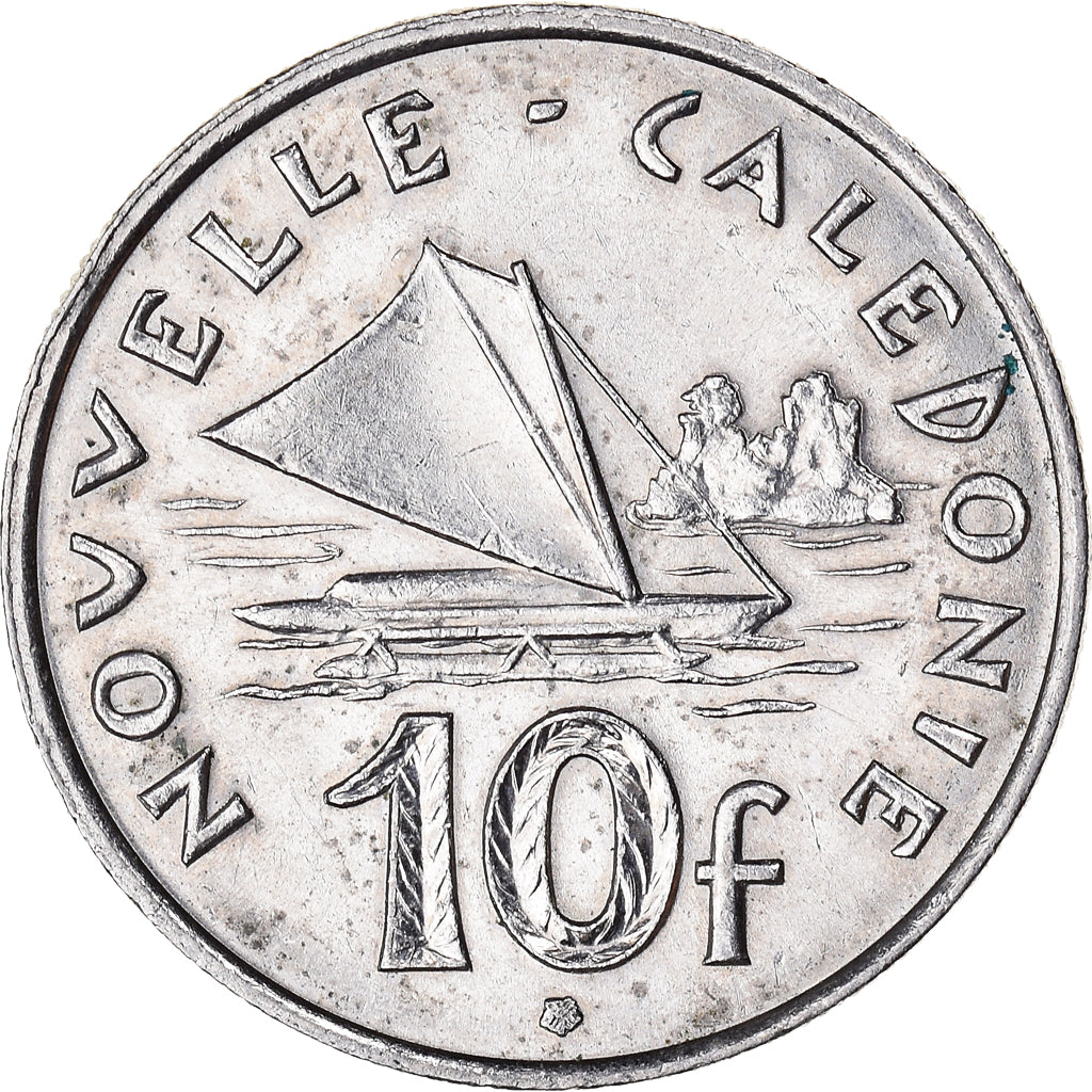 Moneta, Nuova Caledonia, 10 Francs, 2007, Paris, SPL-, Rame-nichel, KM:11a