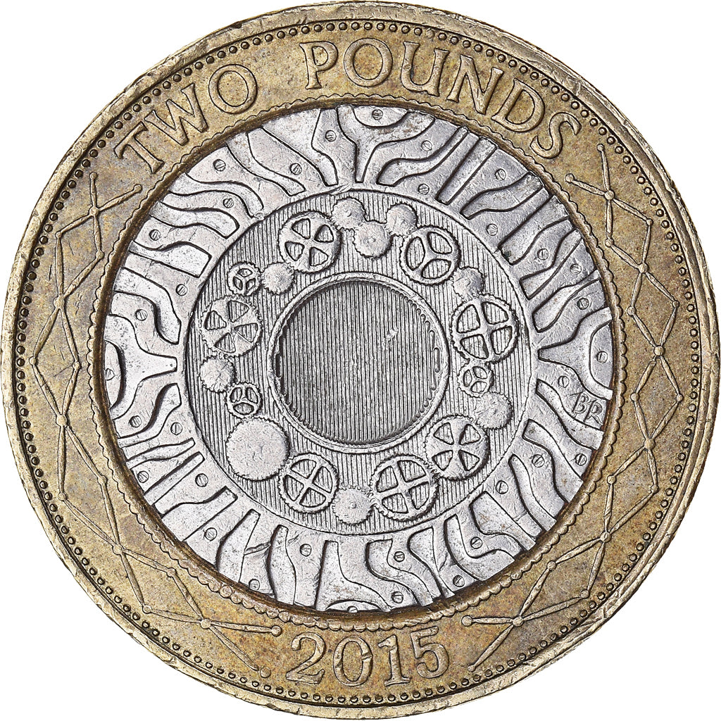 Coin, Great Britain, Elizabeth II, 2 Pounds, 2015, British Royal Mint