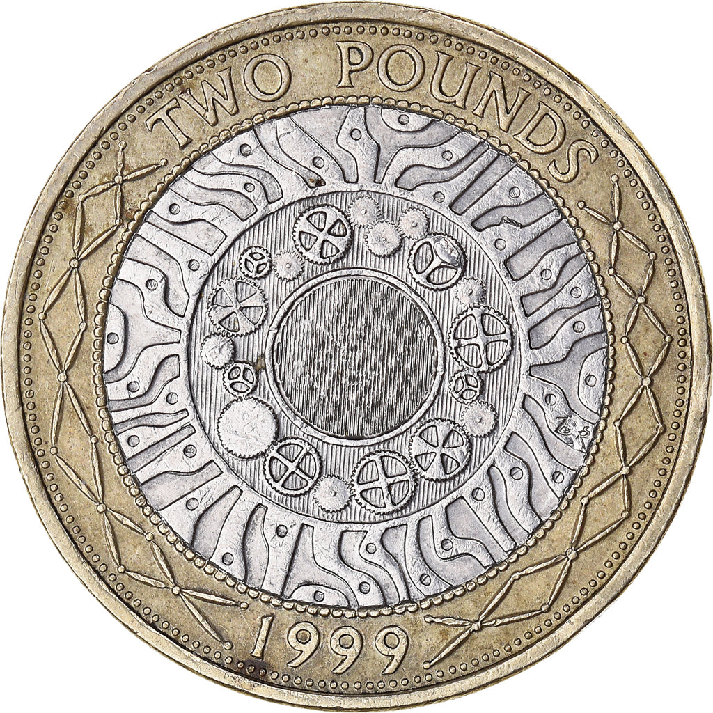 Coin, Great Britain, Elizabeth II, 2 Pounds, 1999, British Royal Mint