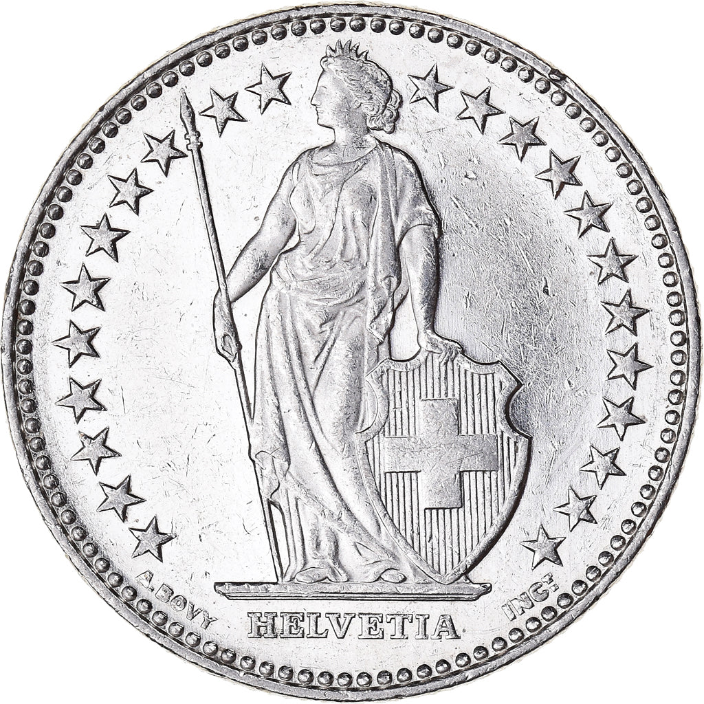 Moneta, Svizzera, 2 Francs, 2009, Bern, BB+, Rame-nichel, KM:21a.3