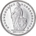 Moneta, Svizzera, 2 Francs, 2009, Bern, BB+, Rame-nichel, KM:21a.3