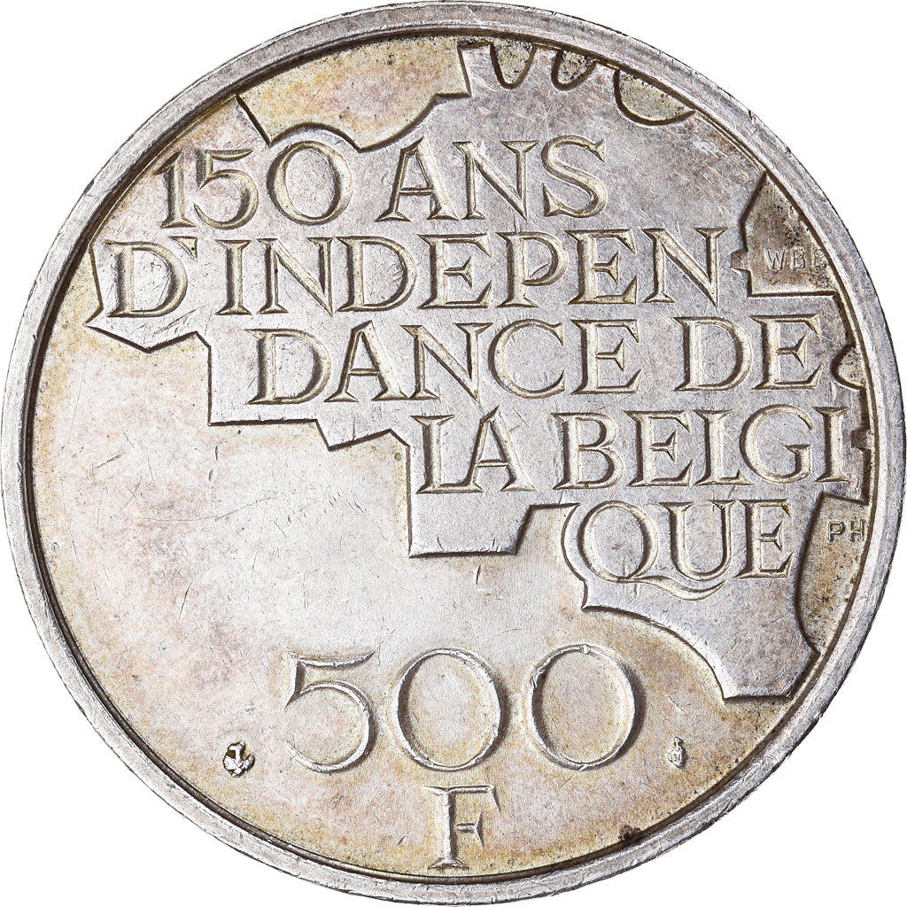 Moneta, Belgio, 500 Francs, 500 Frank, 1980, Brussels, BB+, Rame-nichel