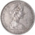 Coin, New Zealand, Elizabeth II, 20 Cents, 1974, EF(40-45), Copper-nickel