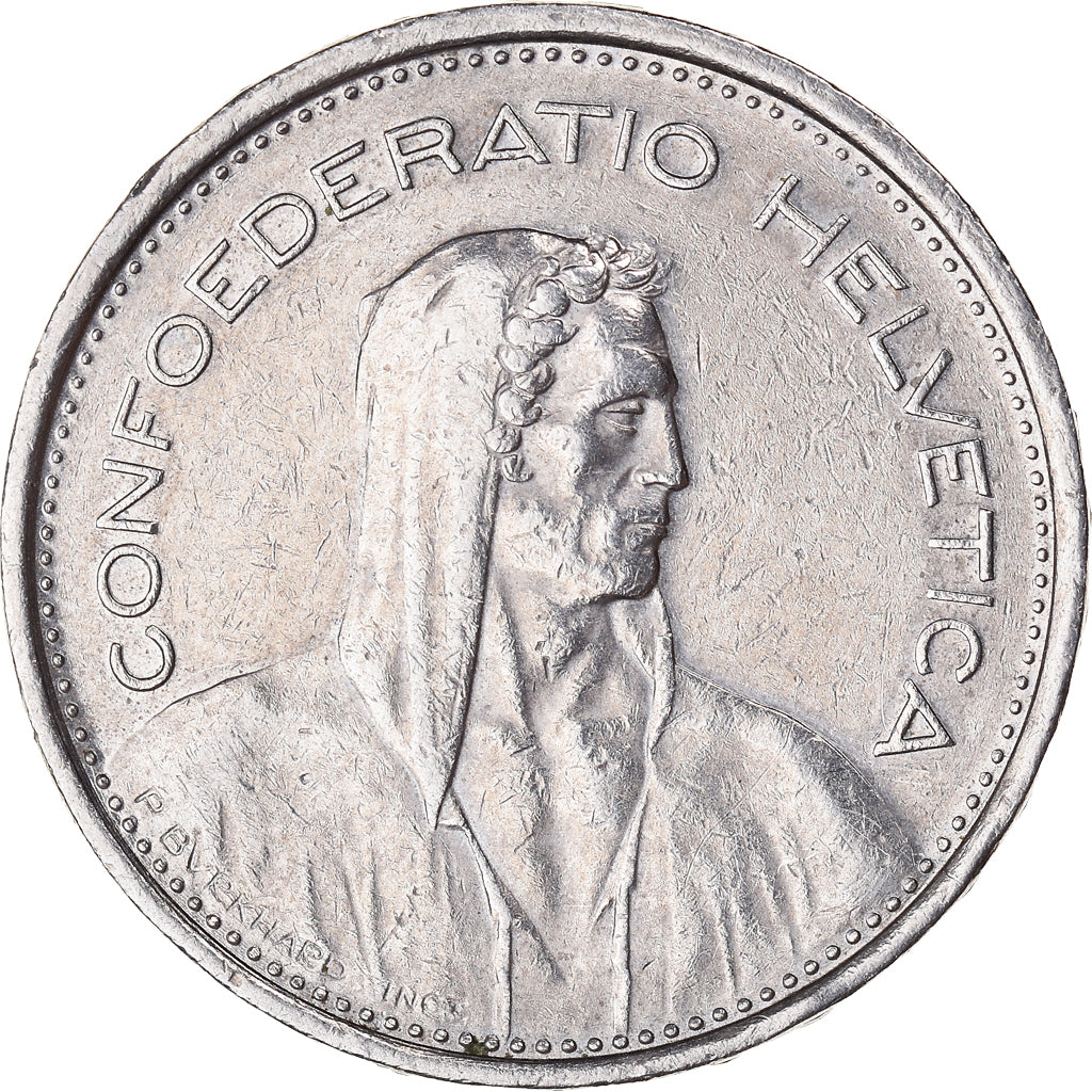 Moneta, Svizzera, 5 Francs, 1976, Bern, BB, Rame-nichel, KM:40a.1