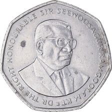 Monnaie, Maurice, 10 Rupees, 2000, TTB, Argent, KM:62