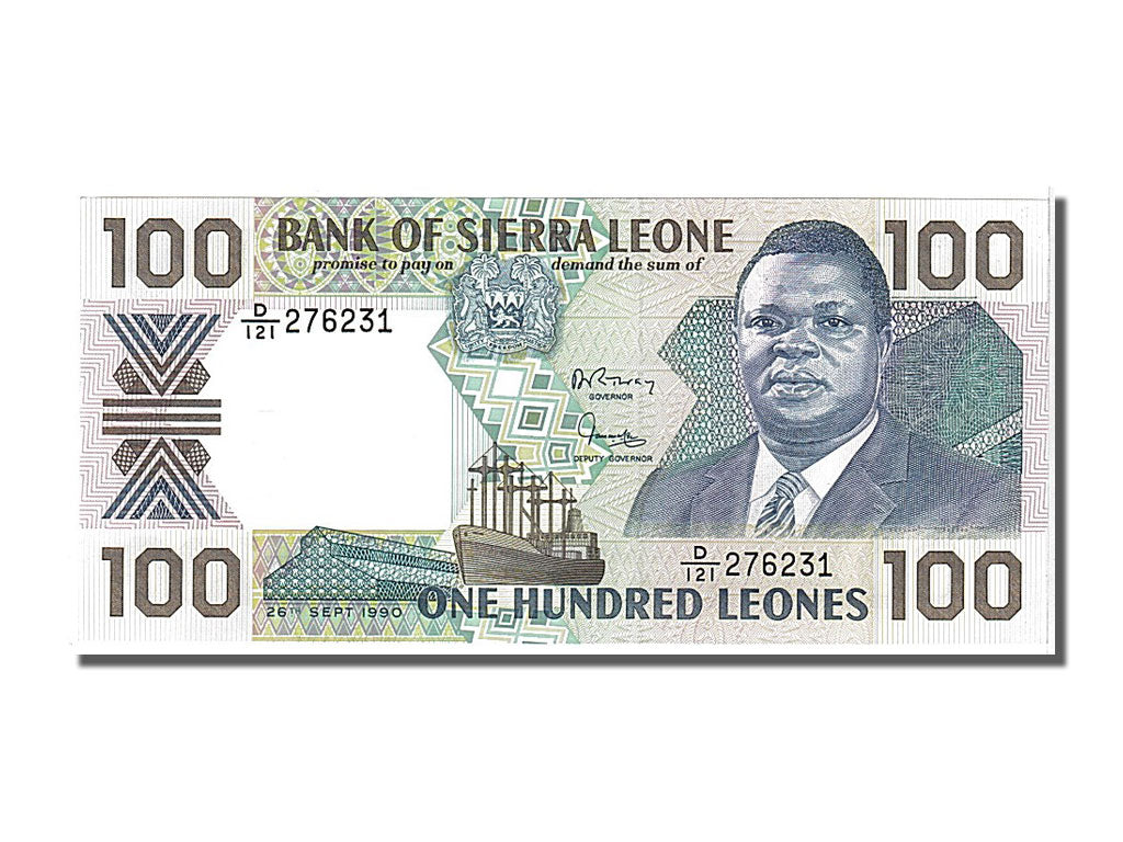 Sierra Leone, 100 Leones, 1990, KM #18c, 1990-09-26, UNC(65-70), 276231