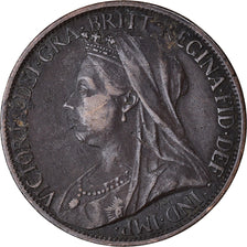 Coin, Great Britain, Victoria, Farthing, 1899, EF(40-45), Bronze, KM:788.2