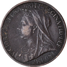Münze, Großbritannien, Victoria, Farthing, 1899, SS, Bronze, KM:788.2