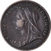 Münze, Großbritannien, Victoria, Farthing, 1899, SS, Bronze, KM:788.2