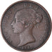 Münze, Großbritannien, Victoria, 1/2 Penny, 1846, S+, Kupfer, KM:726