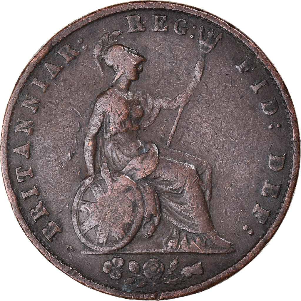 Coin, Great Britain, Victoria, 1/2 Penny, 1846, VF(30-35), Copper, KM:726