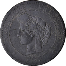 Moneta, Francia, Cérès, 10 Centimes, 1891, Paris, MB, Bronzo, KM:815.1