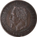 Moneda, Francia, 2 Centimes, 1862, Bordeaux, MBC, Bronce, KM:796.6, Gadoury:104