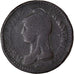 Moeda, França, Dupré, Decime, AN 8 (1799-1800), Metz, VF(20-25), Bronze