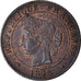 Moeda, França, Cérès, Centime, 1878, Bordeaux, EF(40-45), Bronze, KM:826.2