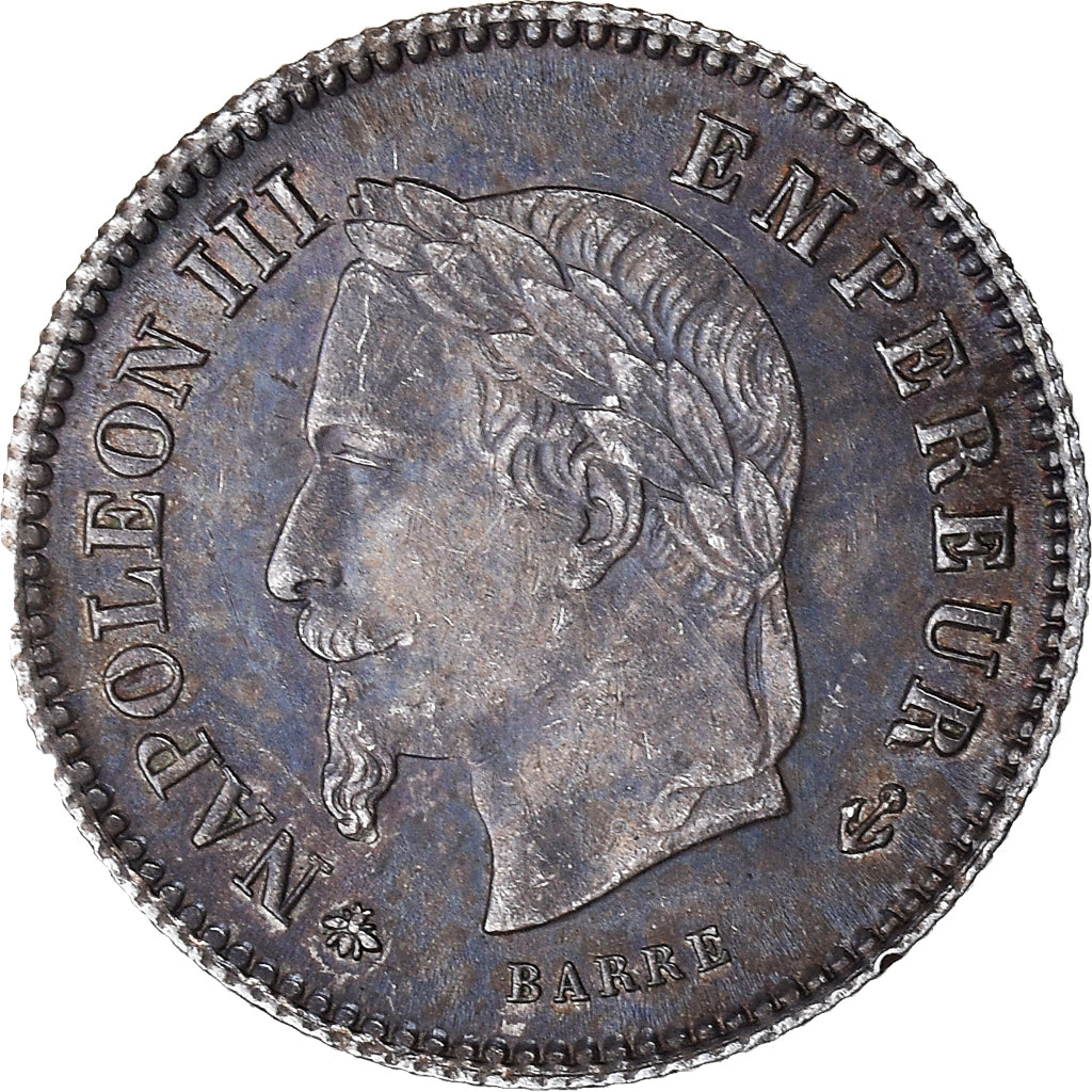 Coin, France, Napoléon III, 20 Centimes, 1867, Paris, AU(50-53), Silver