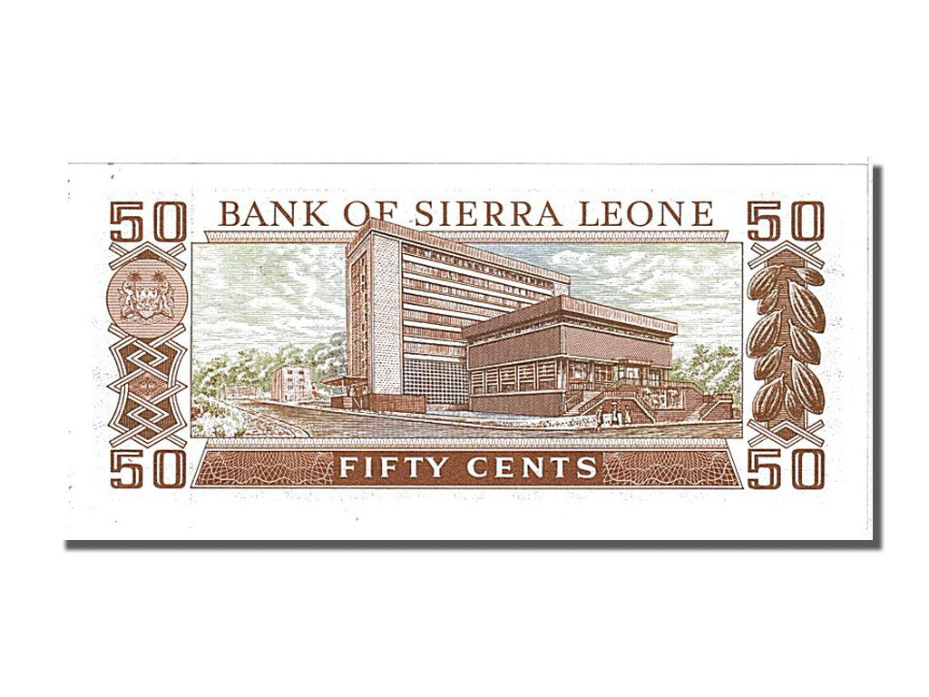 Banknote, Sierra Leone, 50 Cents, 1984, 1984-08-04, UNC(65-70)