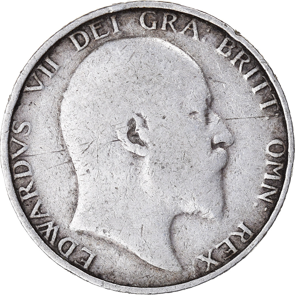 Coin, Great Britain, Edward VII, Shilling, 1903, VF(30-35), Silver, KM:800