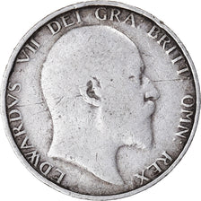 Coin, Great Britain, Edward VII, Shilling, 1903, VF(30-35), Silver, KM:800