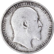 Coin, Great Britain, Edward VII, Shilling, 1907, VF(30-35), Silver, KM:800
