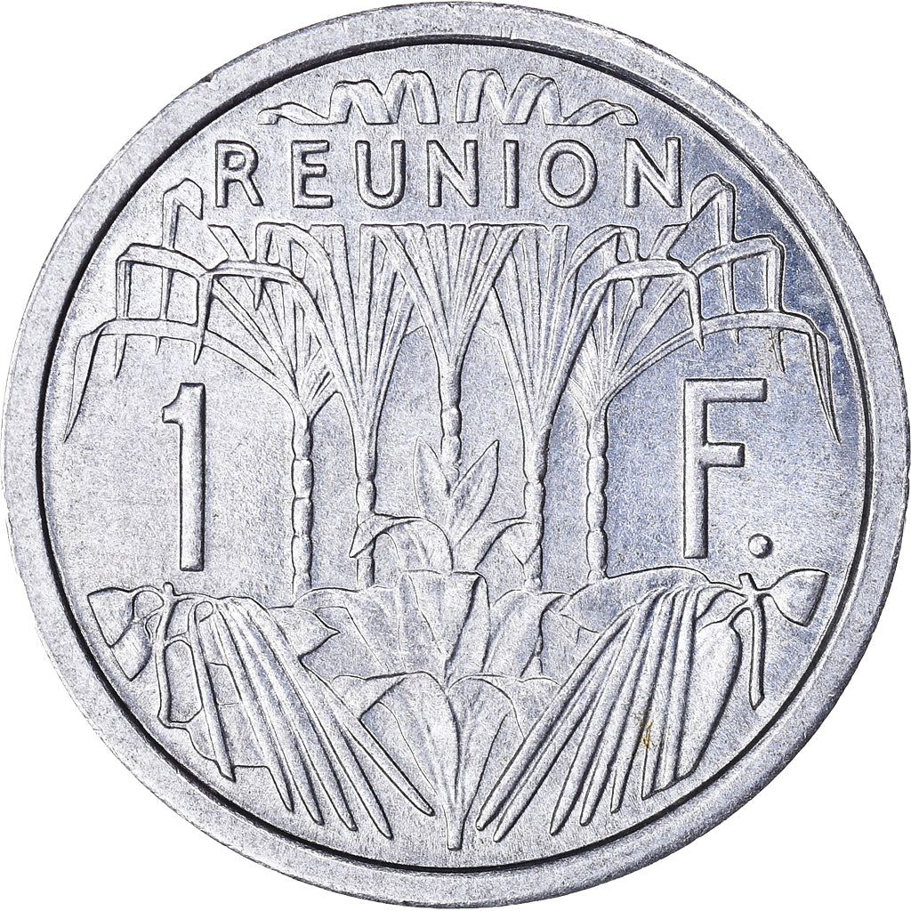 Coin, Réunion, Franc, 1948, Paris, AU(55-58), Aluminum, KM:6.1, Lecompte:53