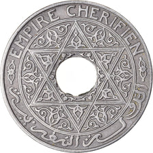 Coin, Morocco, Yusuf, 25 Centimes, 1924, Poissy, EF(40-45), Copper-nickel