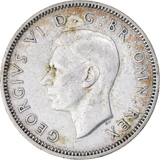 Moeda, Grã-Bretanha, George VI, Shilling, 1937, EF(40-45), Prata, KM:854