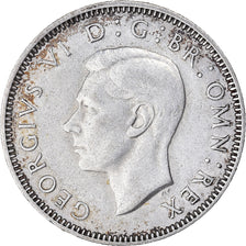Munten, Groot Bretagne, George VI, Shilling, 1941, ZF, Zilver, KM:854