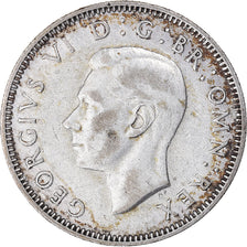 Coin, Great Britain, George VI, Shilling, 1944, EF(40-45), Silver, KM:854