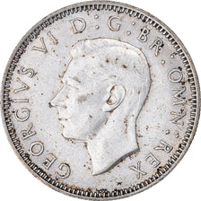 Coin, Great Britain, George VI, Shilling, 1946, EF(40-45), Silver, KM:854