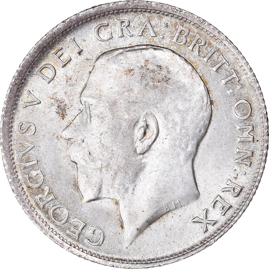 Coin, Great Britain, George V, Shilling, 1917, EF(40-45), Silver, KM:816