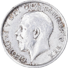 Coin, Great Britain, George V, Shilling, 1918, EF(40-45), Silver, KM:816