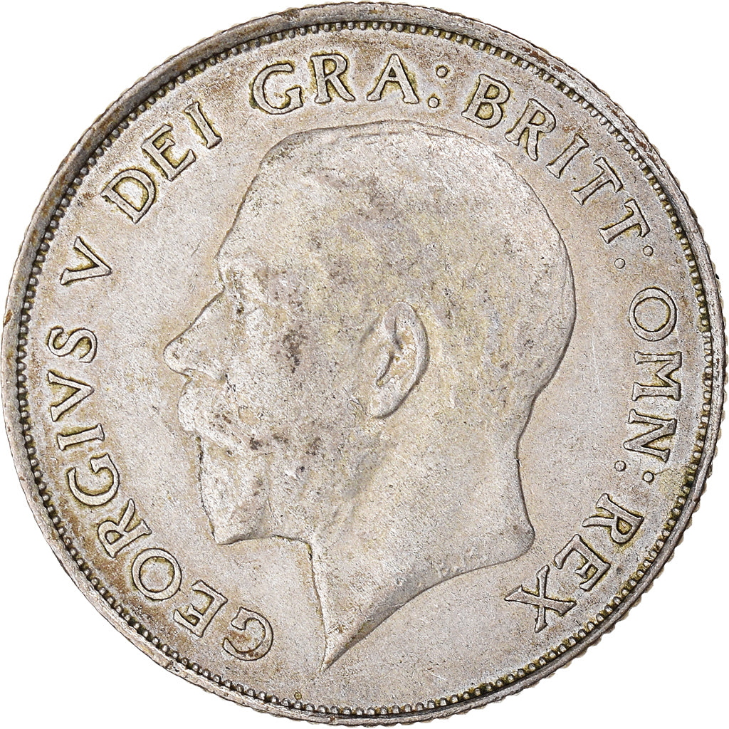 Coin, Great Britain, George V, Shilling, 1921, EF(40-45), Silver, KM:816a