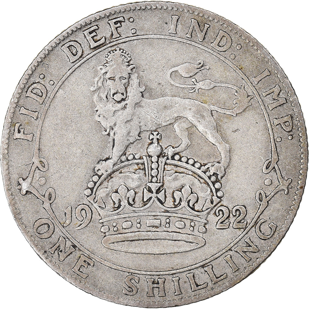 Moneta, Gran Bretagna, George V, Shilling, 1922, MB, Argento, KM:816a