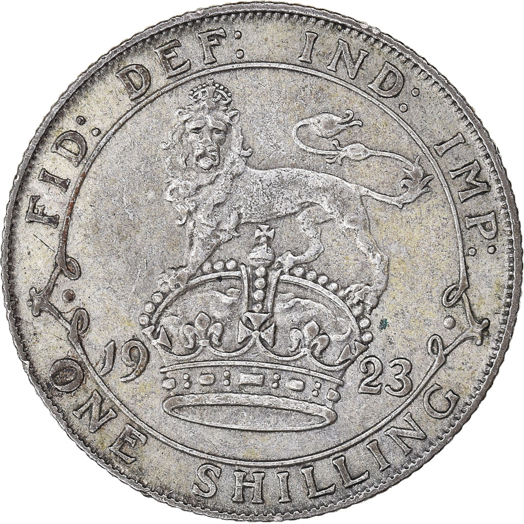 Coin, Great Britain, George V, Shilling, 1923, EF(40-45), Silver, KM:816a