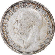 Moneda, Gran Bretaña, George V, Shilling, 1927, BC+, Plata, KM:833