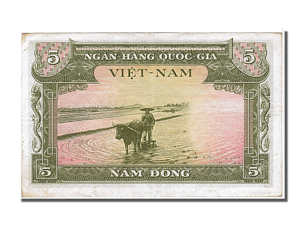 Banknote, South Viet Nam, 5 D<ox>ng, 1955, UNC(63)