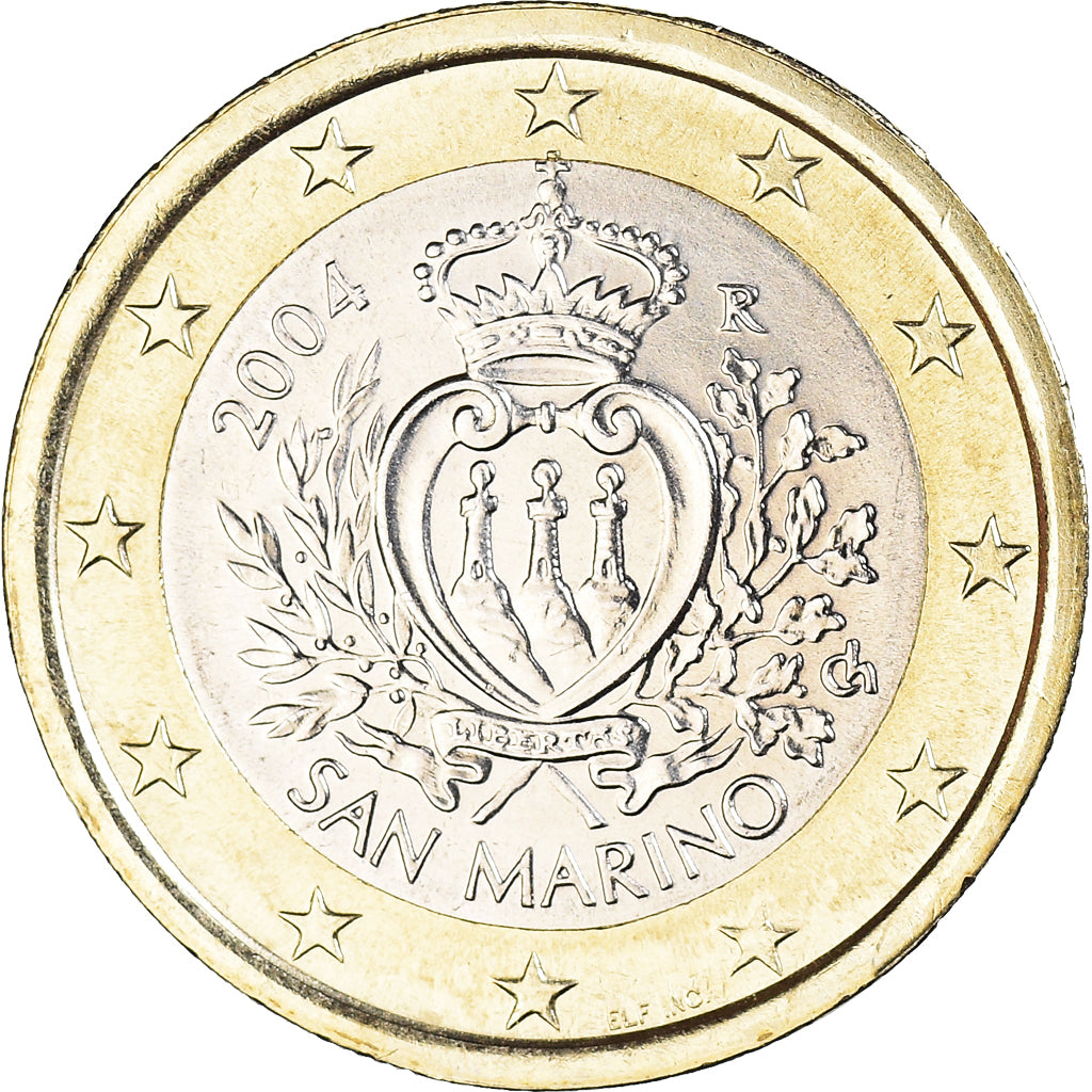 San Marino, Euro, 2006, Rome, AU(55-58), Bimetálico, KM:446