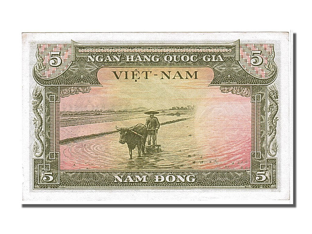 Banknote, South Viet Nam, 5 D<ox>ng, 1955, UNC(63)