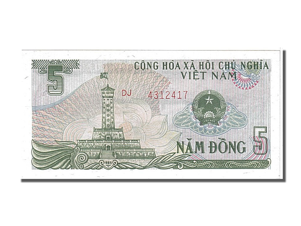 Viet Nam, 5 D<ox>ng, 1985, KM #92a, UNC(65-70), 4312417