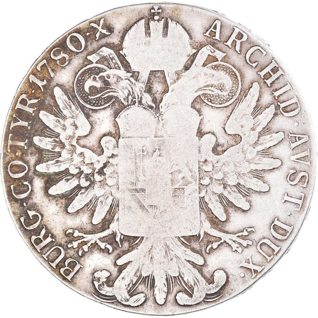 Münze, Österreich, Joseph II, Thaler, 1780, Restrike, S+, Silber, KM:T1